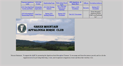 Desktop Screenshot of greenmtappaloosa.org